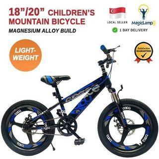 (Ready Stock + Foc Installation) Kids Mountain bike/ Single Gear / 18 inch and 20 inch / children bike