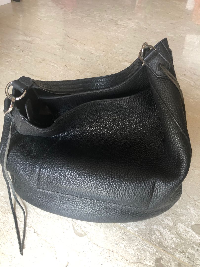 Rebecca minkoff leather hobo sale