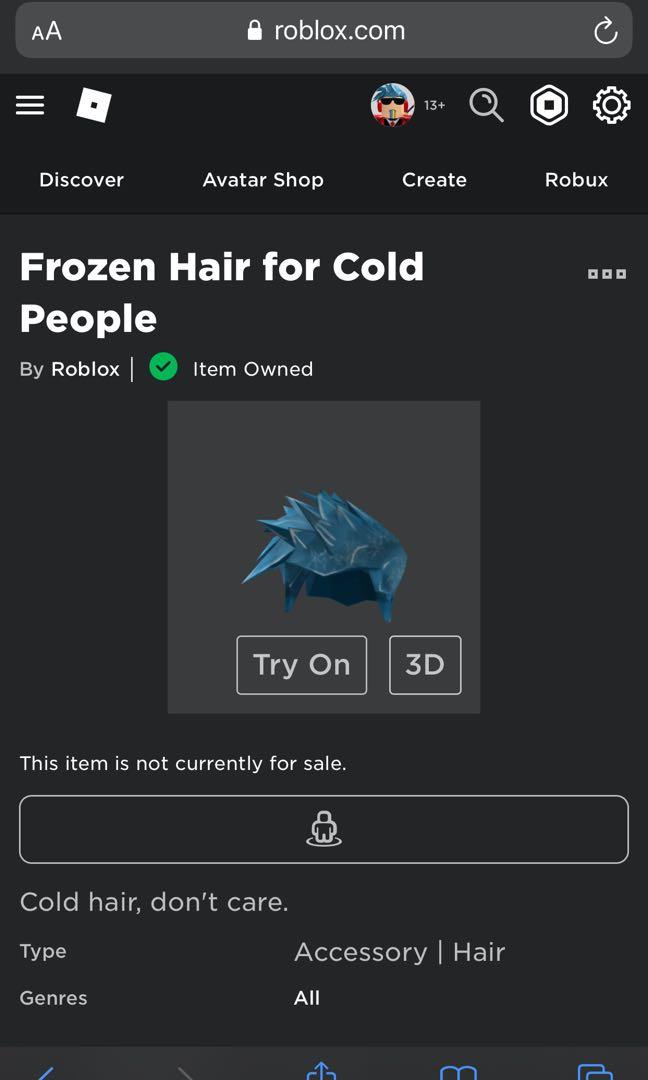 Roblox Red Clockwork Video Gaming Gaming Accessories Game Gift Cards Accounts On Carousell - frozen hair for cold people roblox