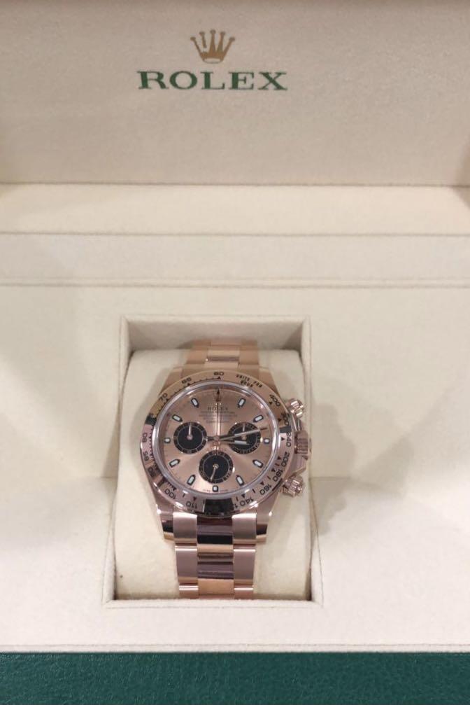 Rolex Daytona Rosegold Pink 116505 Brand New 2021 04