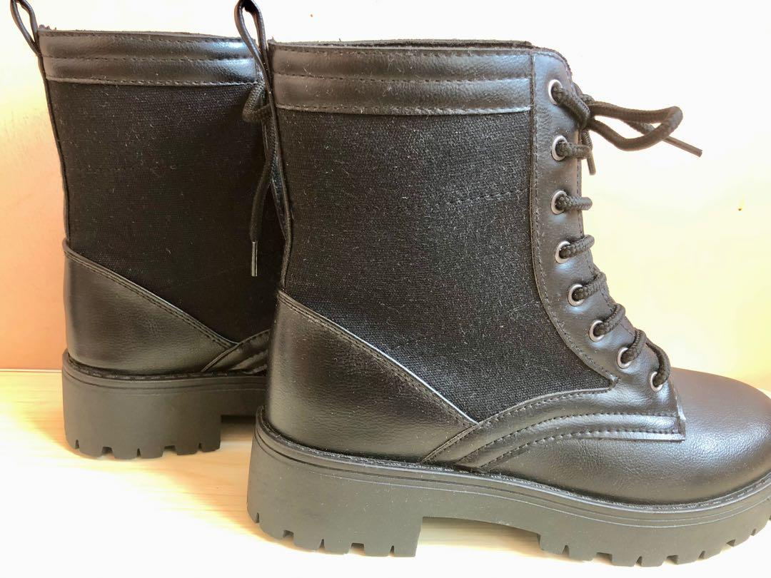 Combat Boots Rue 21 Women s Fashion Footwear Boots on Carousell