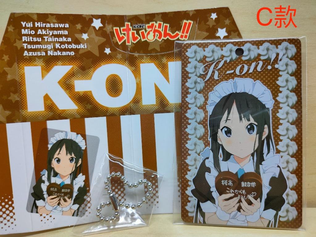 日本限定 K On 輕音少女 金屬掛牌 D款 動漫精品動漫週邊 日本版 平澤唯秋山澪田井中律琴吹紬中野梓by 堀口悠紀子 扭蛋盒蛋