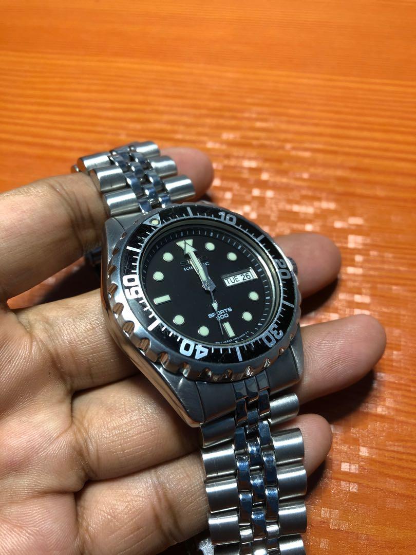 Seiko kinetic diver SKJ001, Men's Fashion, Watches & Accessories, Watches  on Carousell