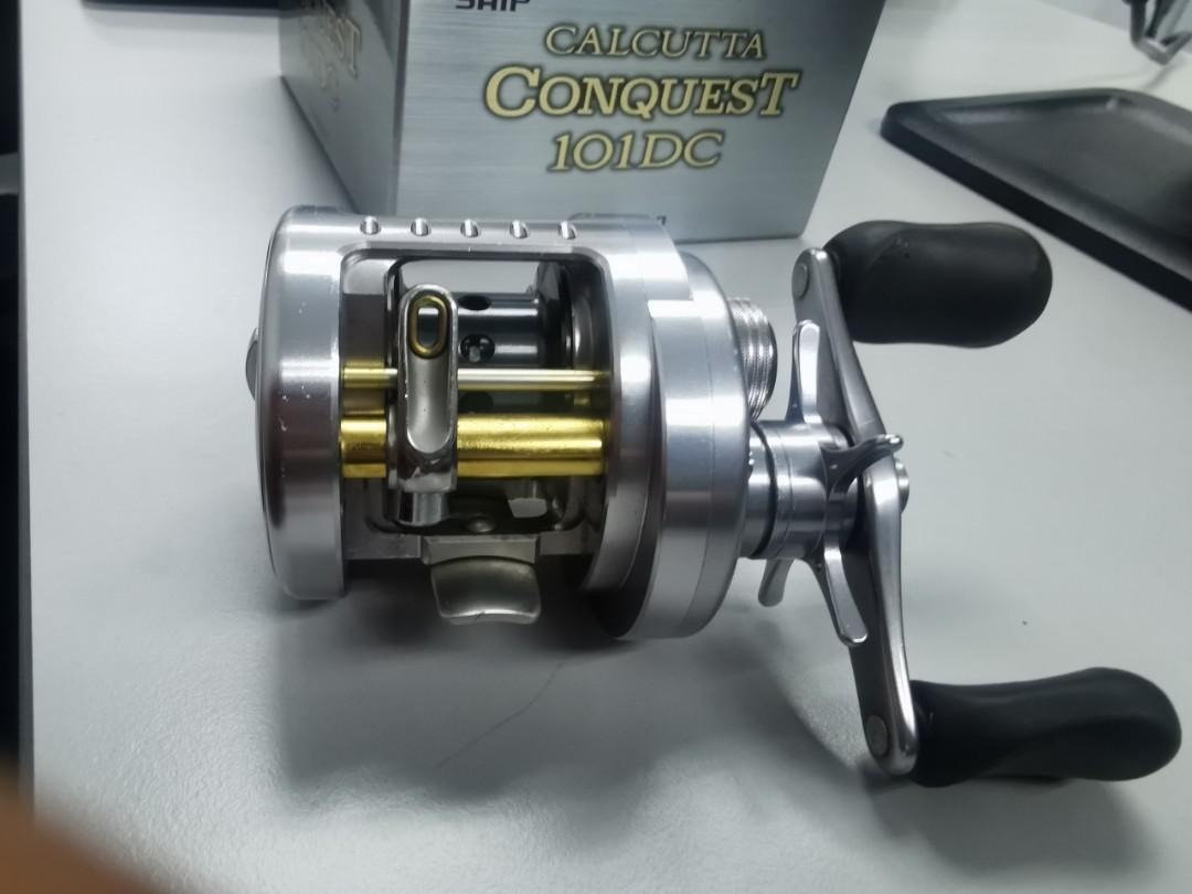 Shimano Calcutta Conquest 101 DC Bc Reel, Sports Equipment, Fishing on  Carousell