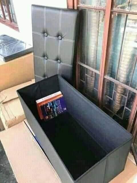 Sofa box storage (Category: Storage Boxes & Baskets) located in Mandaluyong City. Submitted by shopmla (Listing ID 1089946896, Image 2). Description: Sofa box storage Php 880. !!FREE DELIVERY!! Metro mla area Black onhand Pick up or delivery wd charge.