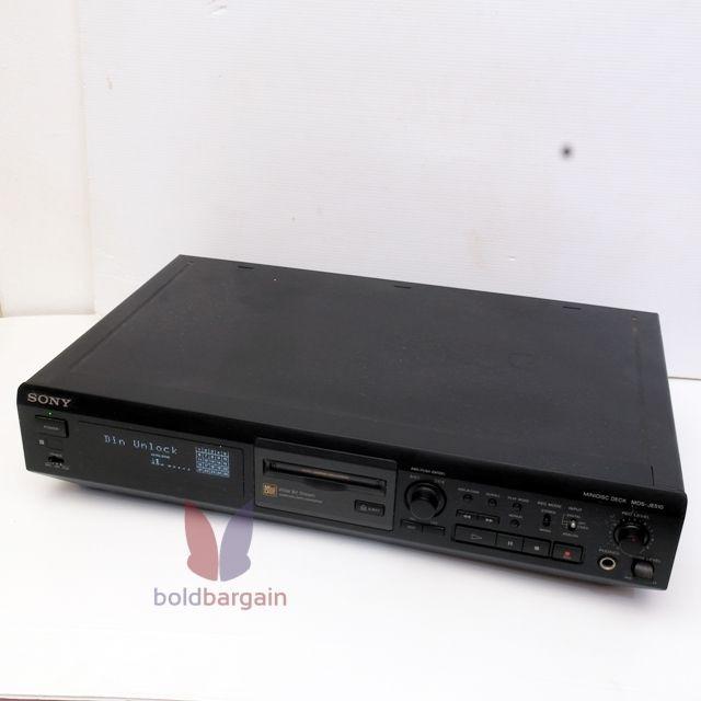 Sony Mds Je510 Md Player Recorder With Digital Analog Analog Digital Coverter Audio Other Audio Equipment On Carousell