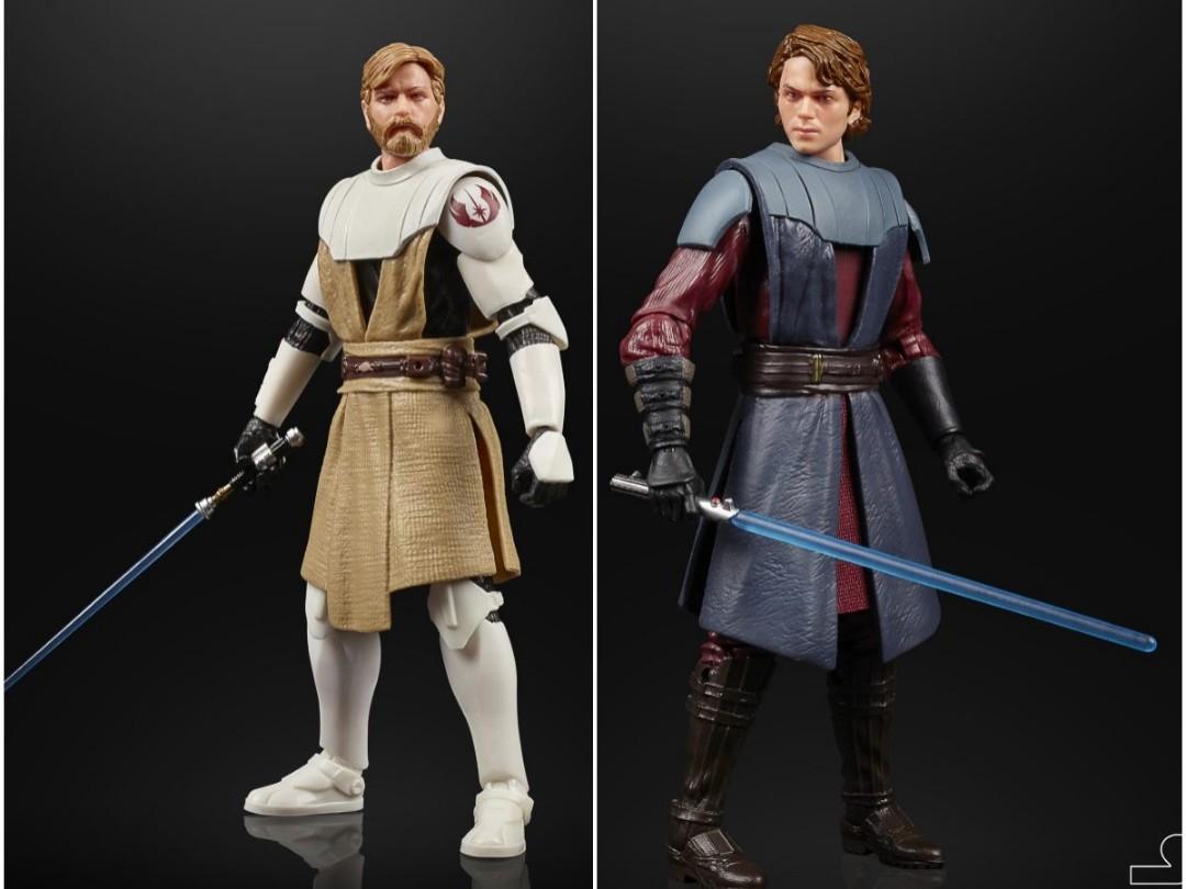 Star Wars The Black Series Clone Wars Obi Wan Kenobi Anakin