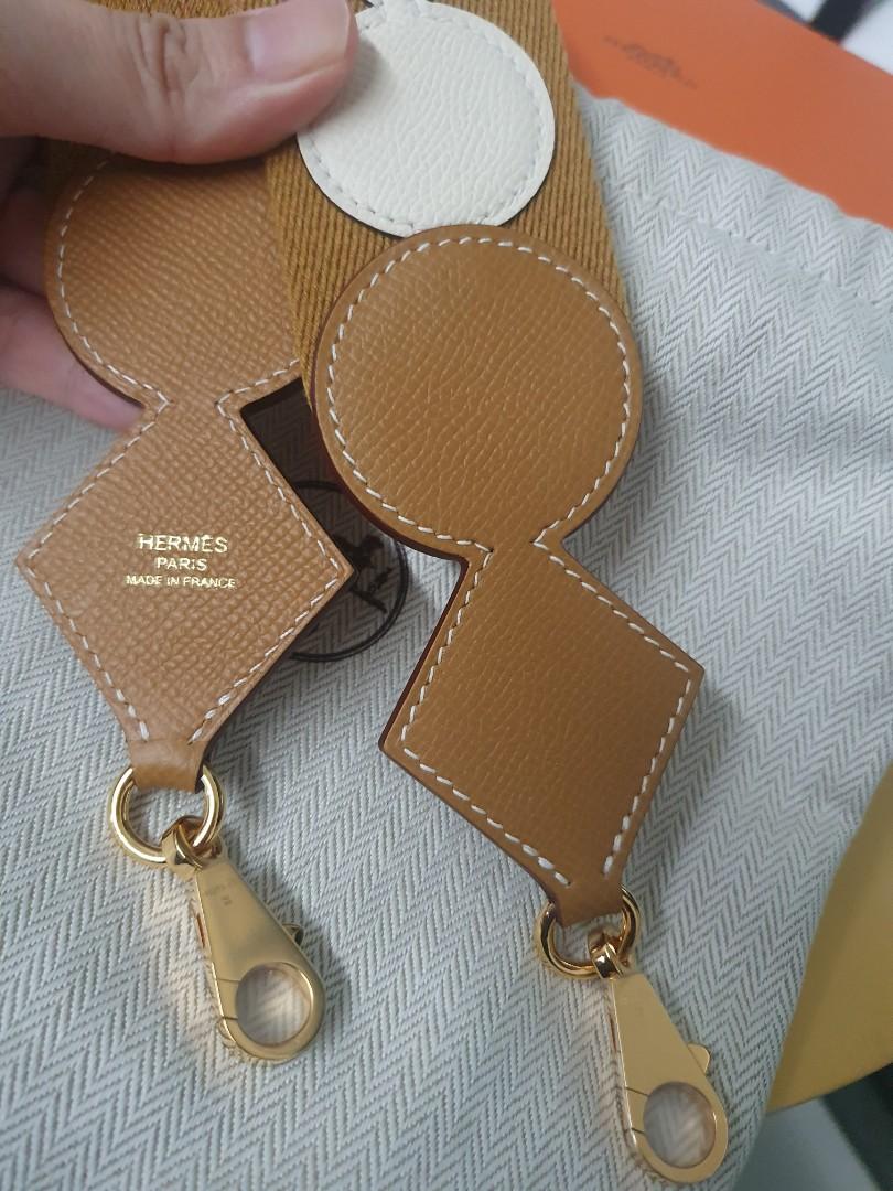 Super rare!!! HERMES bag strap 70cm canvas