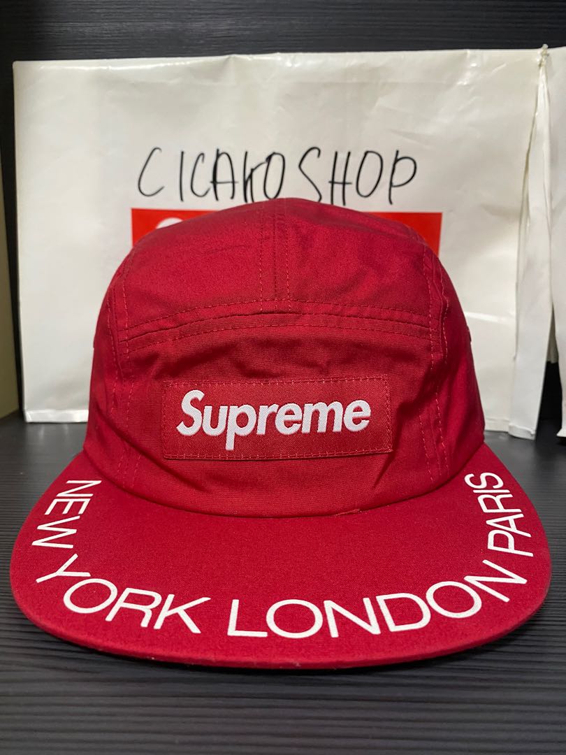 Supreme Visor Print Camp Cap