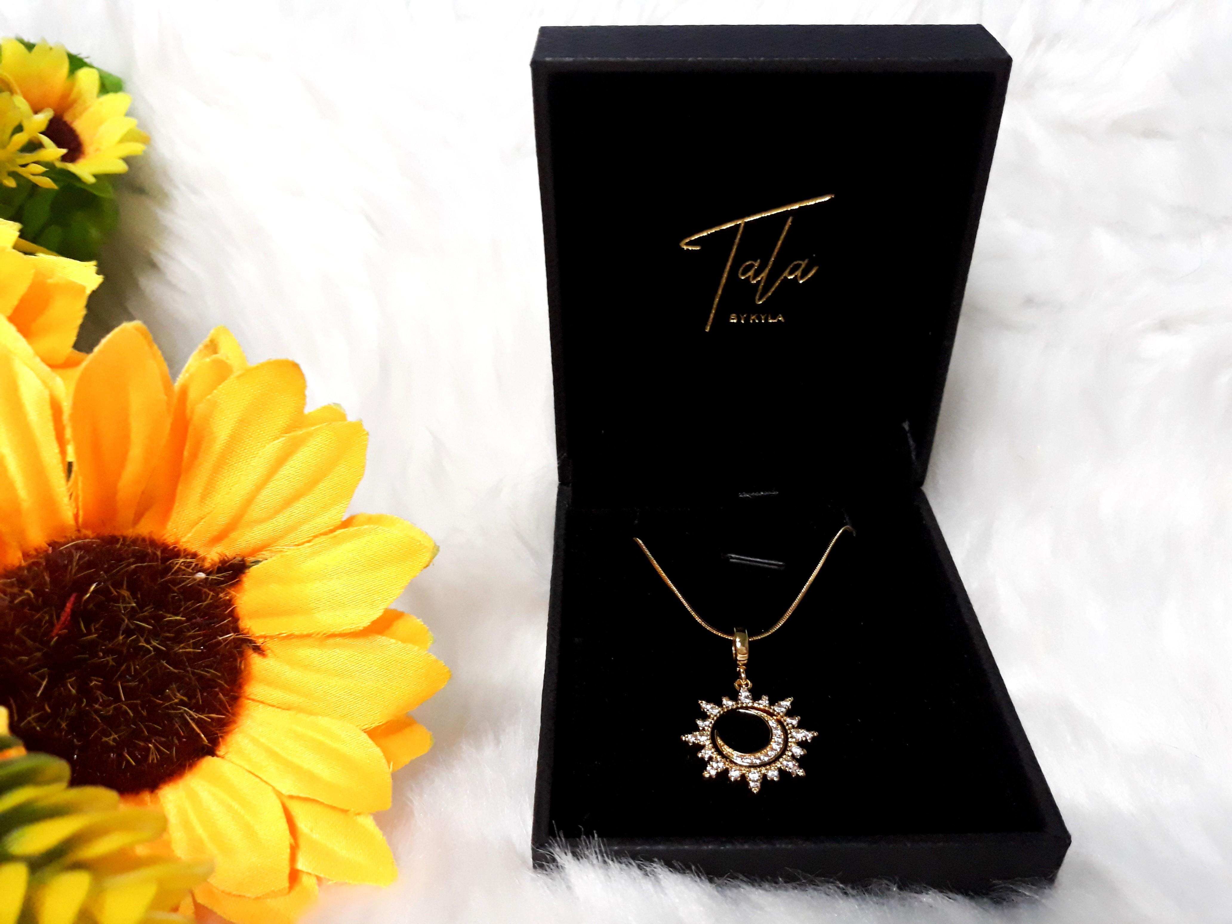 Tala by kyla store solar eclipse necklace