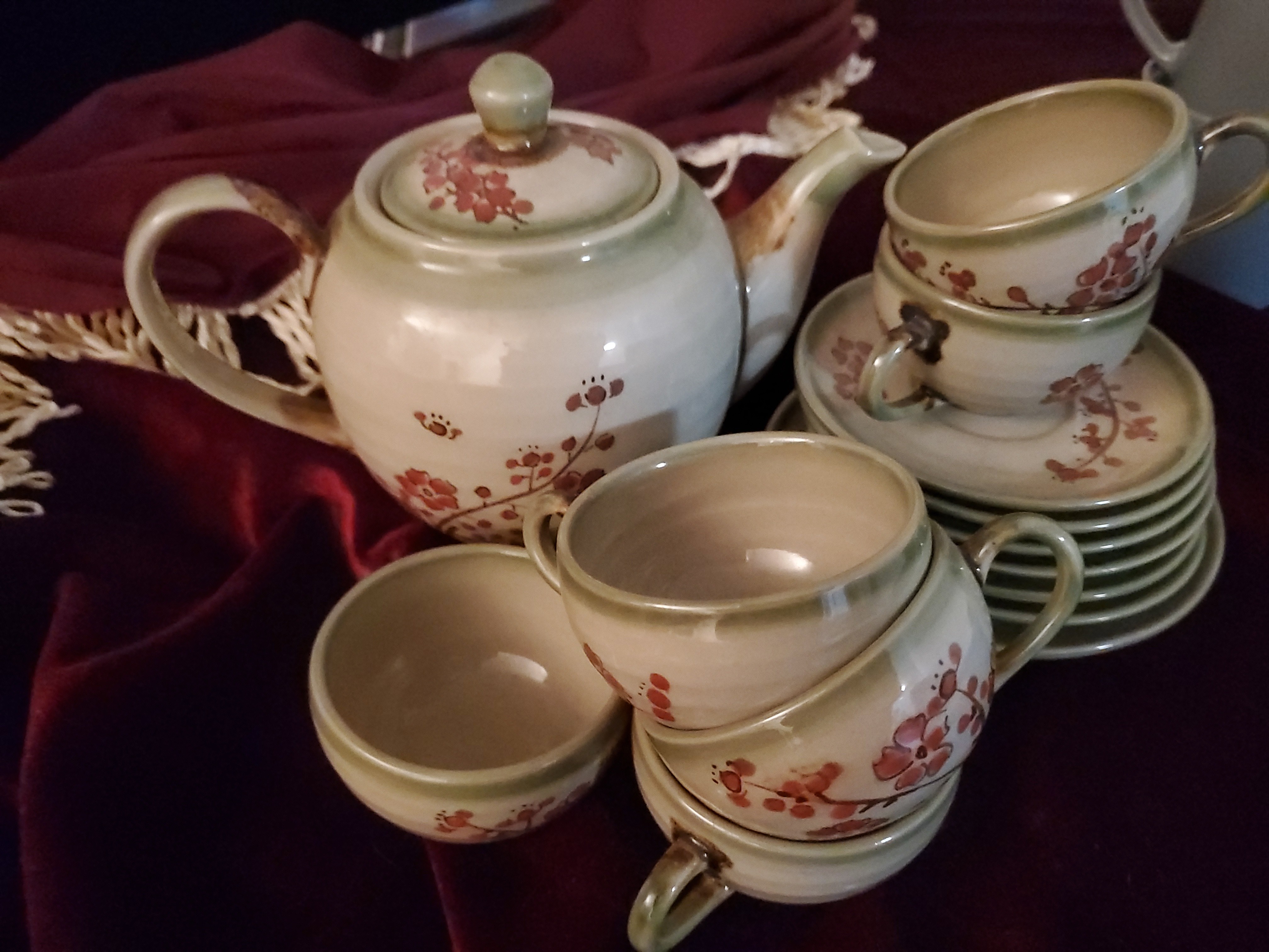 Tea set , hand made in vietnam, Furniture & Home Living, Kitchenware