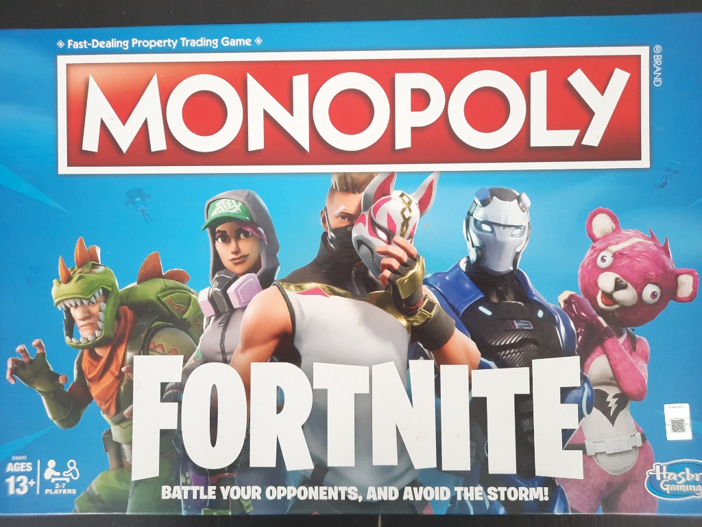 Monopoly Fortnite Edition Board Games - E6603 Brand New Open Box