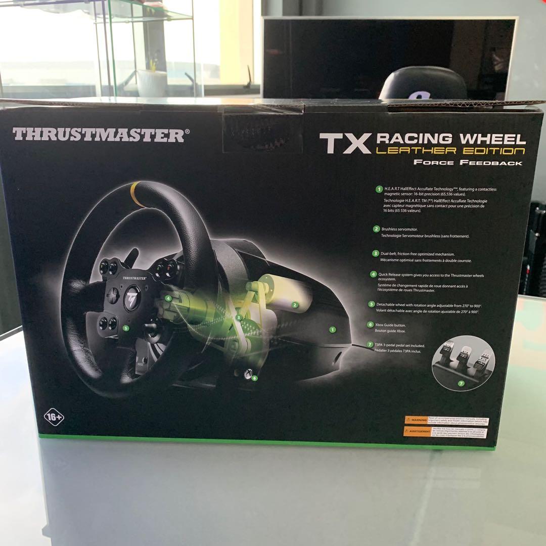 Thrustmaster - Volant + Pédalier THRUSTMASTER TX RW Leather
