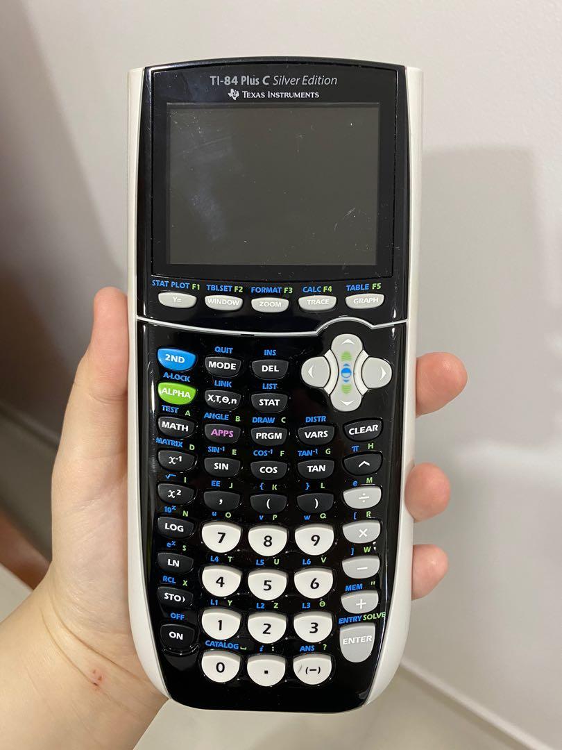 Ti 84 Plus C Silver Edition Graphic Calculator Electronics Others On Carousell