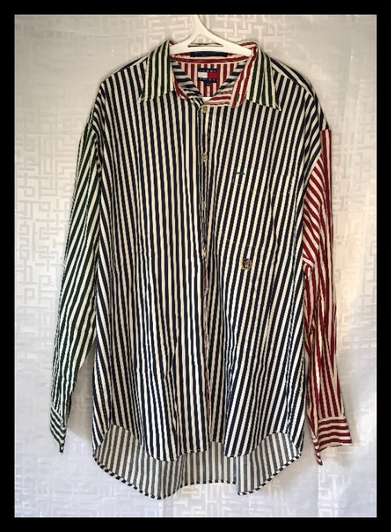 Tommy hilfiger striped long sleeve polo discount