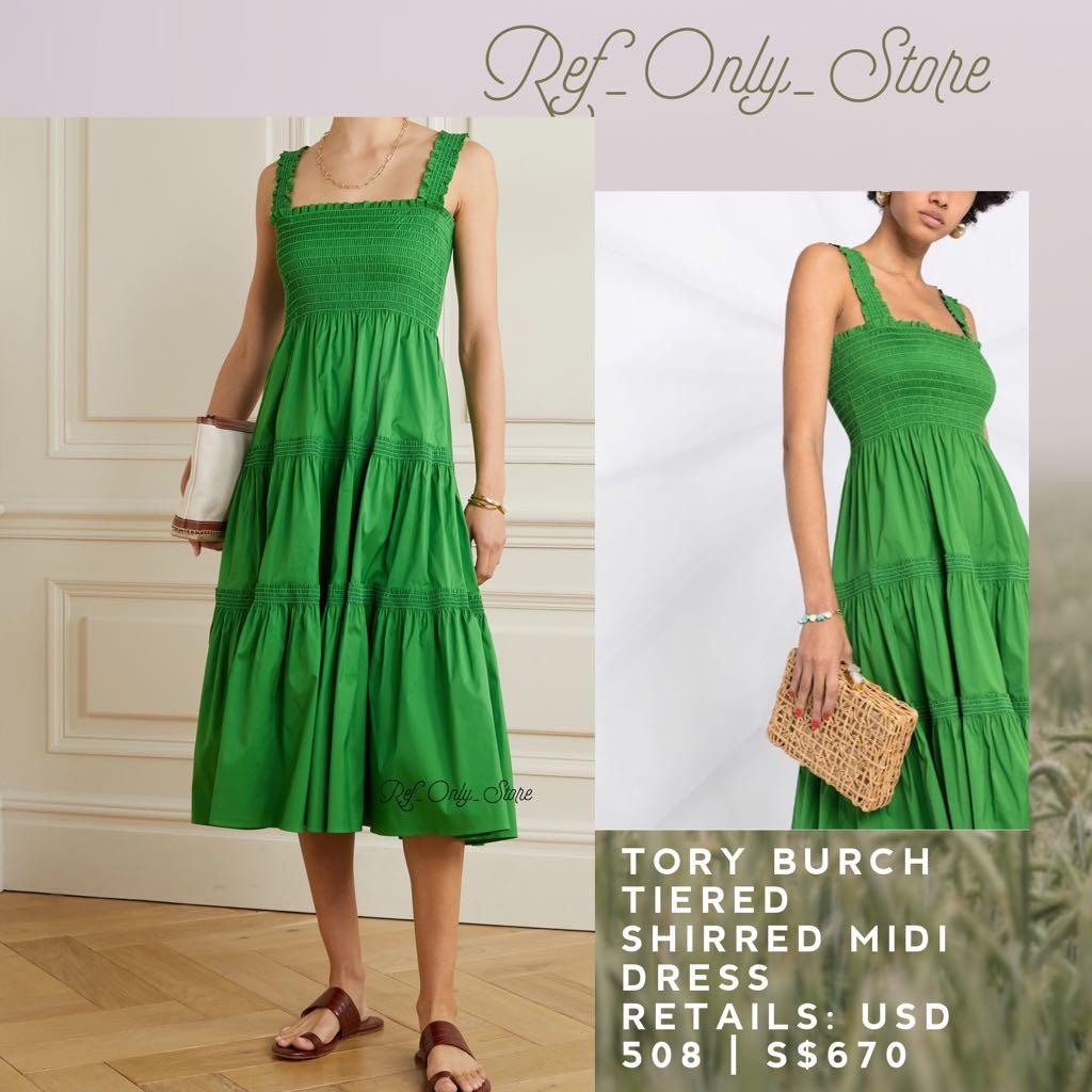 tory burch tiered dress