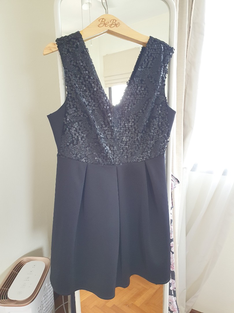 Black sequin primark dress | Vinted