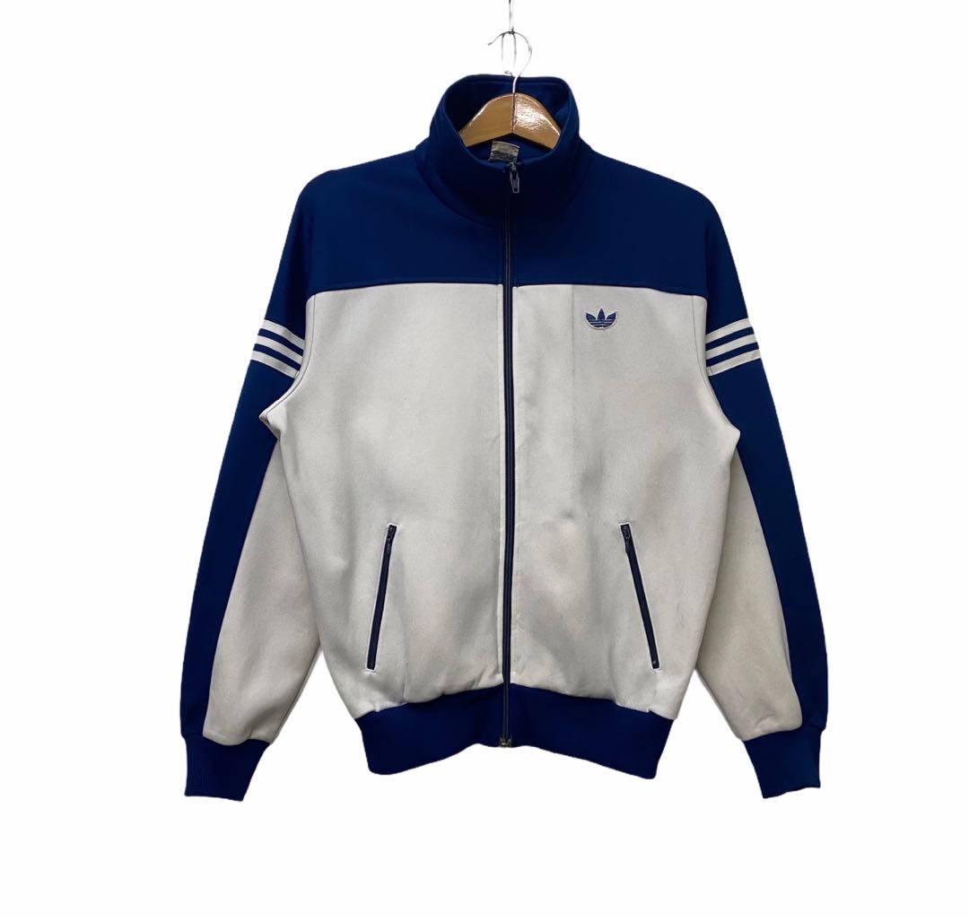 Vintage Adidas West Germany Descente 80s Tracktop Jacket, Men's Fashion