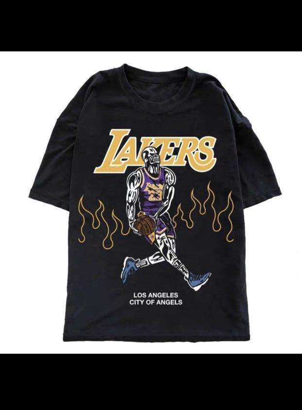 Los Angeles City Of Angels Lebron Lakers Warren Lotas Unisex T