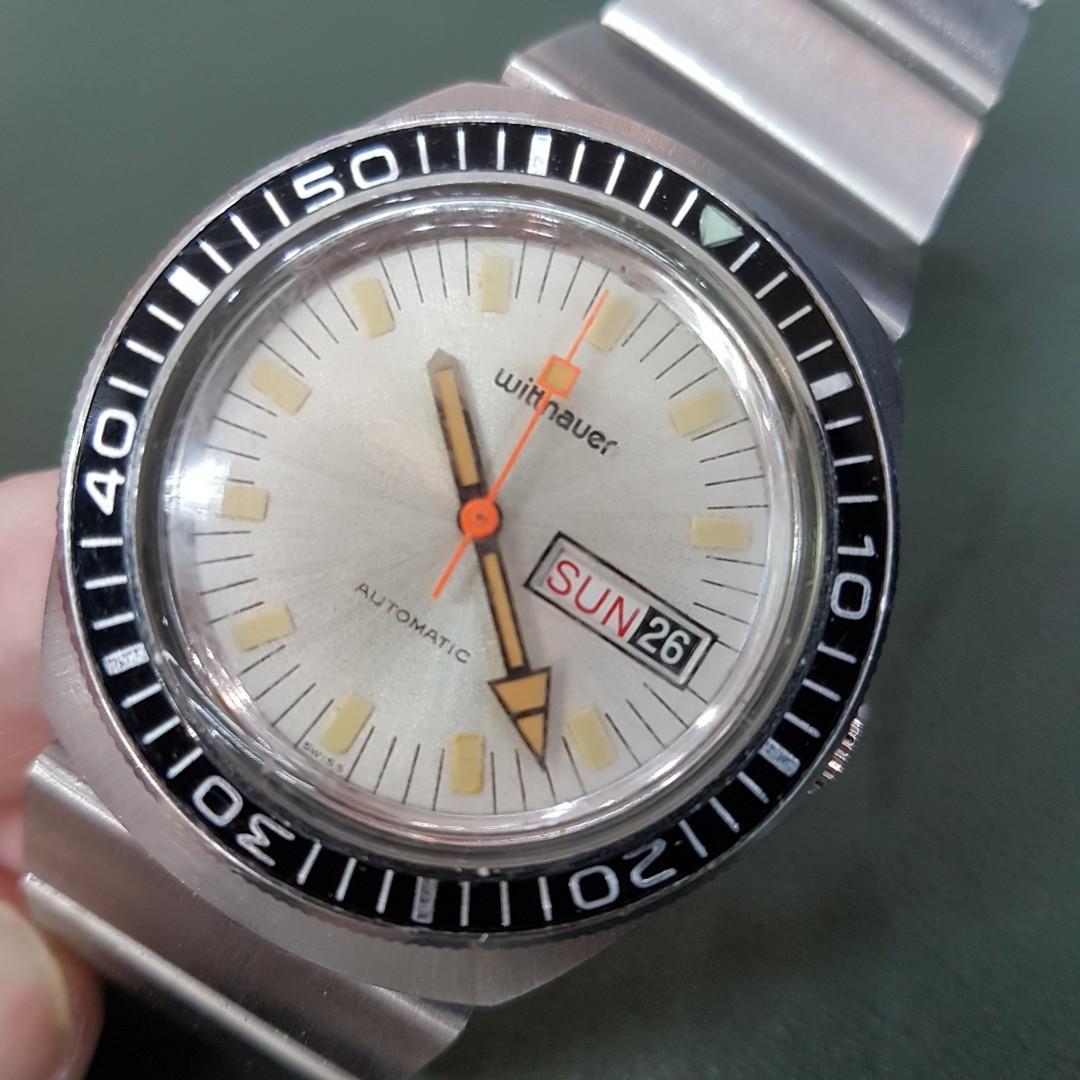 Wittnauer diver watch clearance