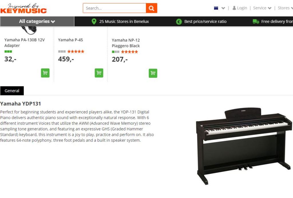 Yamaha ydp 131 price outlet