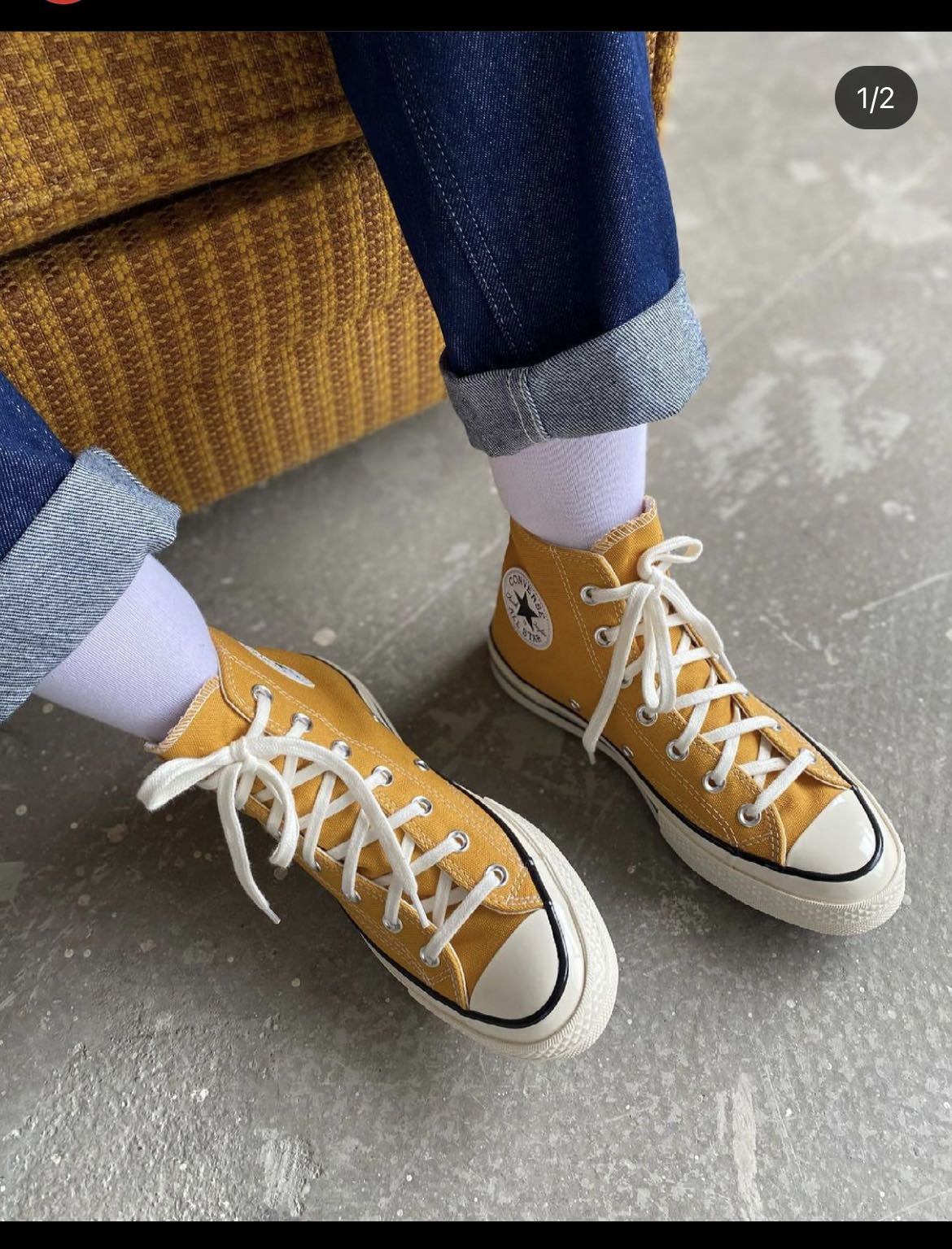 Chuck 7 classic new arrivals high top yellow