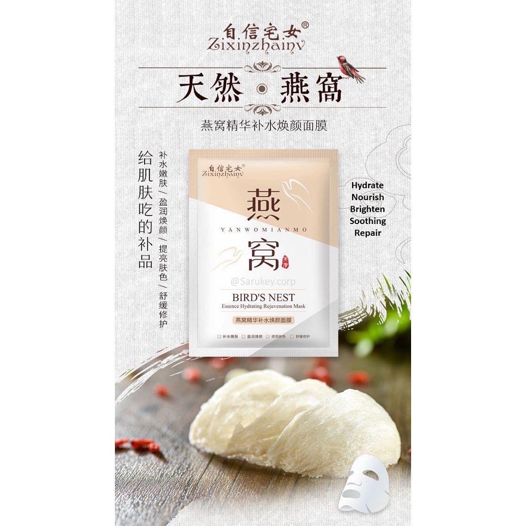 ZXNH Premium Bird Nest Mask, Health & Nutrition, Face Masks & Face Shields on Carousell