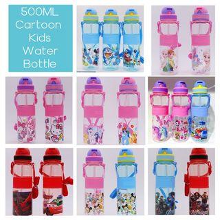 500ml Avengers/Frozen/Thomas/Tayo/Frozen/Little Pony/TsumTsum/Spideman/Hello Kitty Kids Children Water bottle
