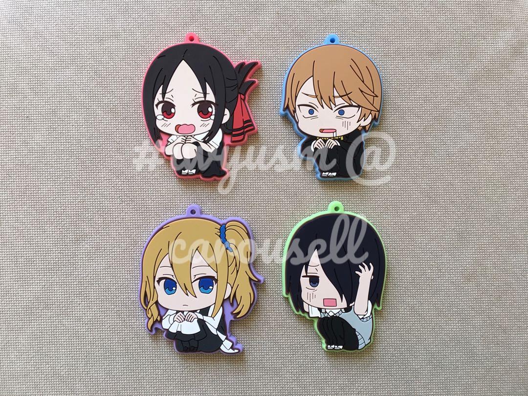 全5種 Movic 輝夜姬想讓人告白love Is War Pvc 掛件橡膠 一番賞立牌動漫杯墊anime Keychain 吊飾景品扭蛋 玩具 遊戲類 玩具