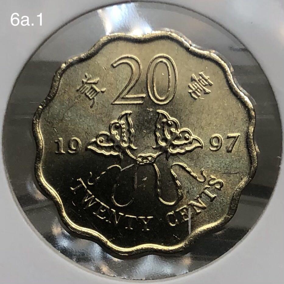 6a.1香港貳毫1997年【原包拆出--全新未使用】【回歸紀念版蝴蝶風箏二毫】 香港舊版錢幣・硬幣$10, 興趣及遊戲, 玩具& 遊戲類-  Carousell