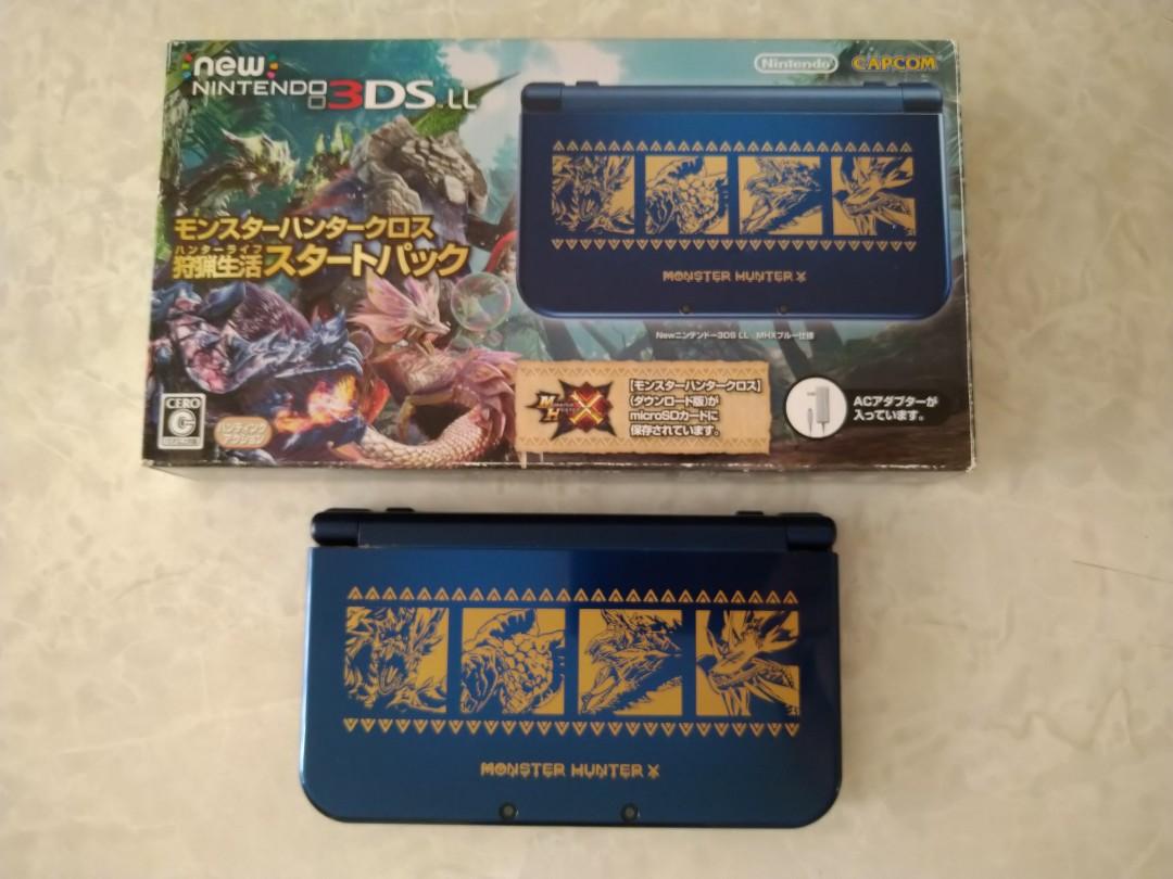 中古任天堂nintendo 3ds 主機限定版日版new3dsll Mhxx 遊戲機 遊戲機器材 Carousell