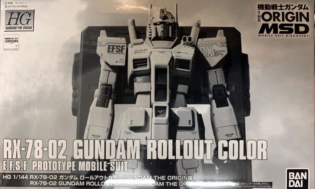 高達模型 HG 1/144 RX-78-02 Gundam rollout color(Gundam the origin version ...