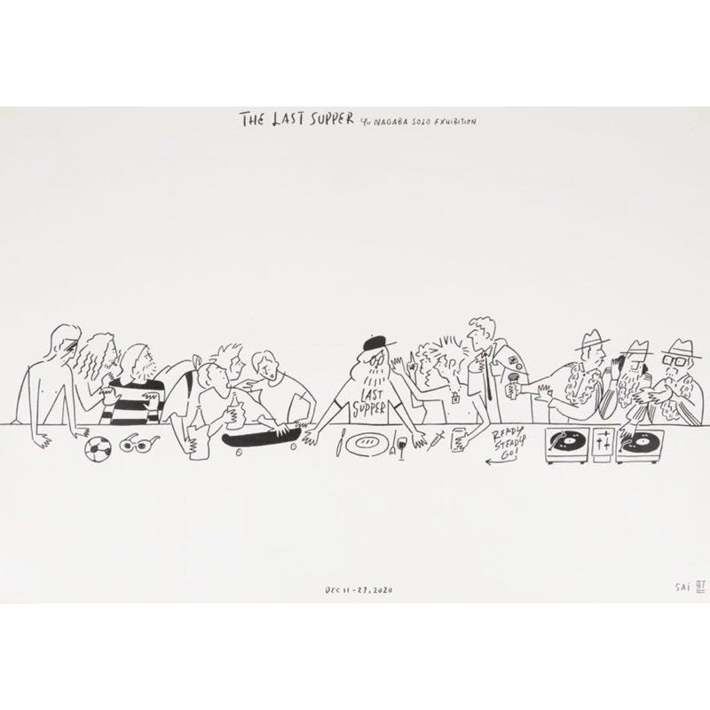 □長場雄/Yu Nagaba□ 個展開催記念ポスター『The Last Supper 