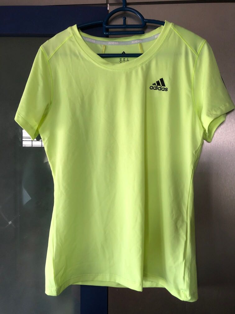Adidas neon yellow shirt hotsell