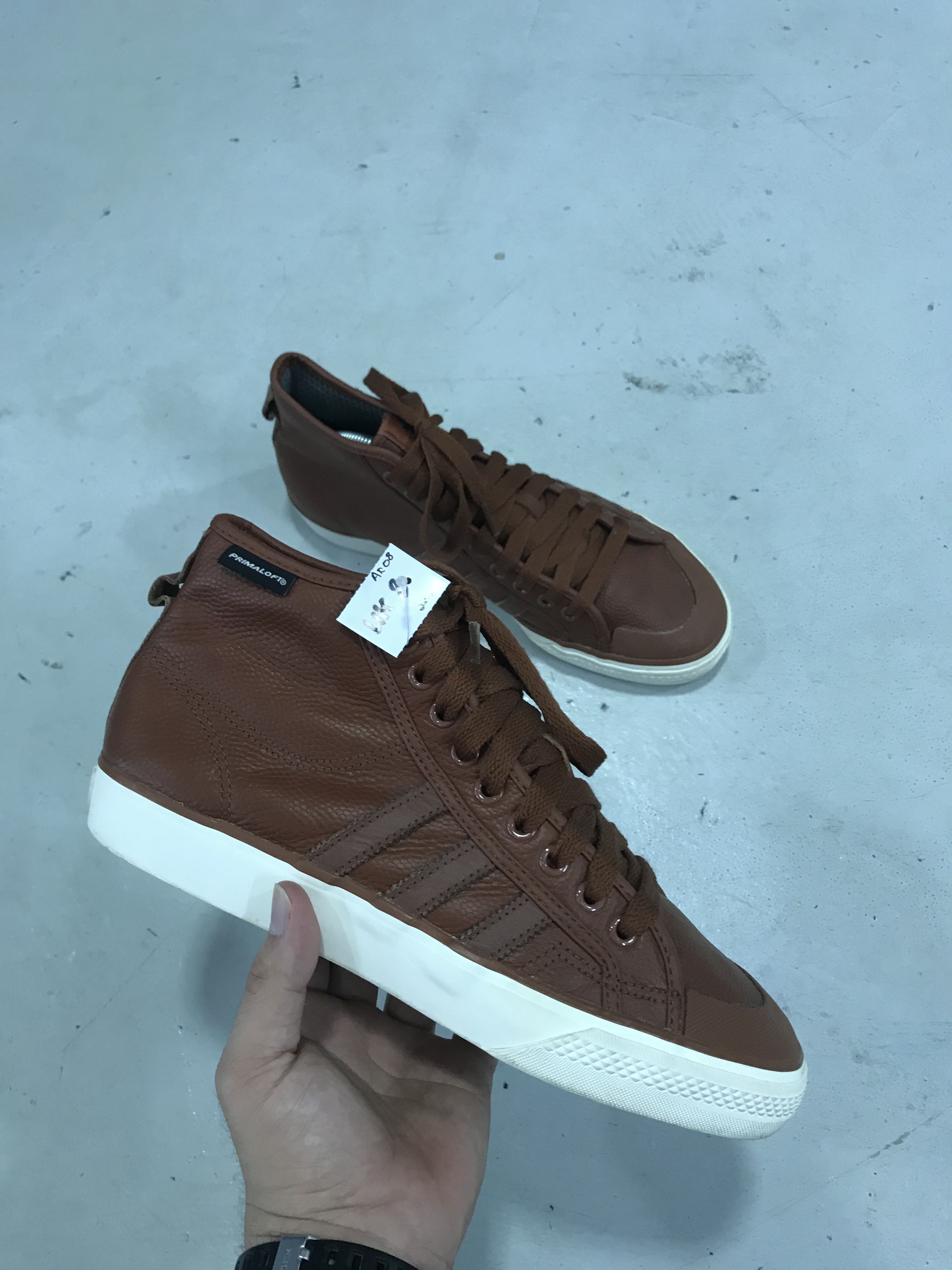 Adidas nizza leather hi Men s Fashion Footwear Sneakers on