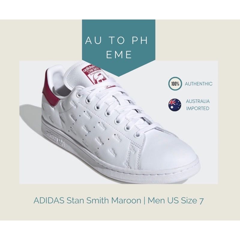 Stan smith maroon clearance