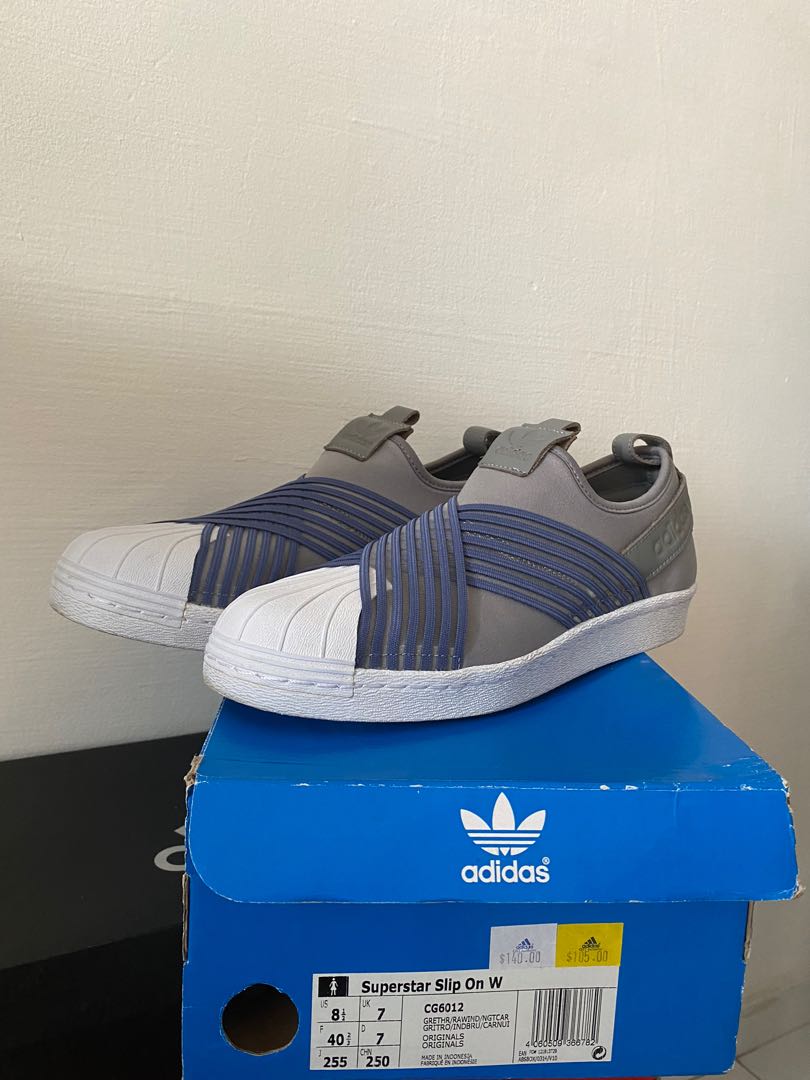 Superstar slip on women Grey clearance