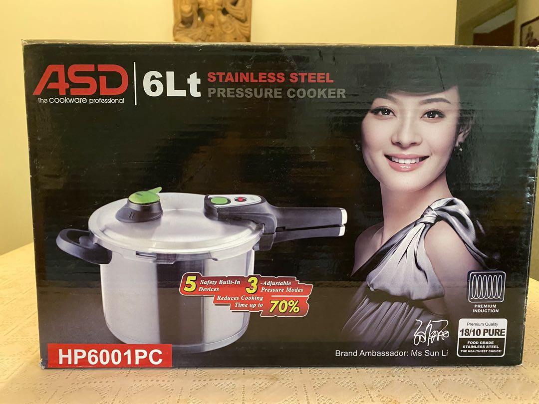 ASD 6L Pressure Cooker Brand New TV Home Appliances Kitchen Appliances Cookers on Carousell