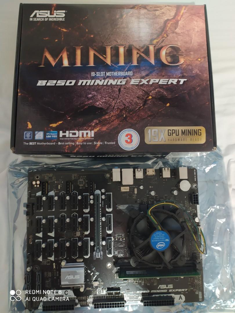 Asus B250 Mining Expert Supported Cpu Mining Rig B250 Mining