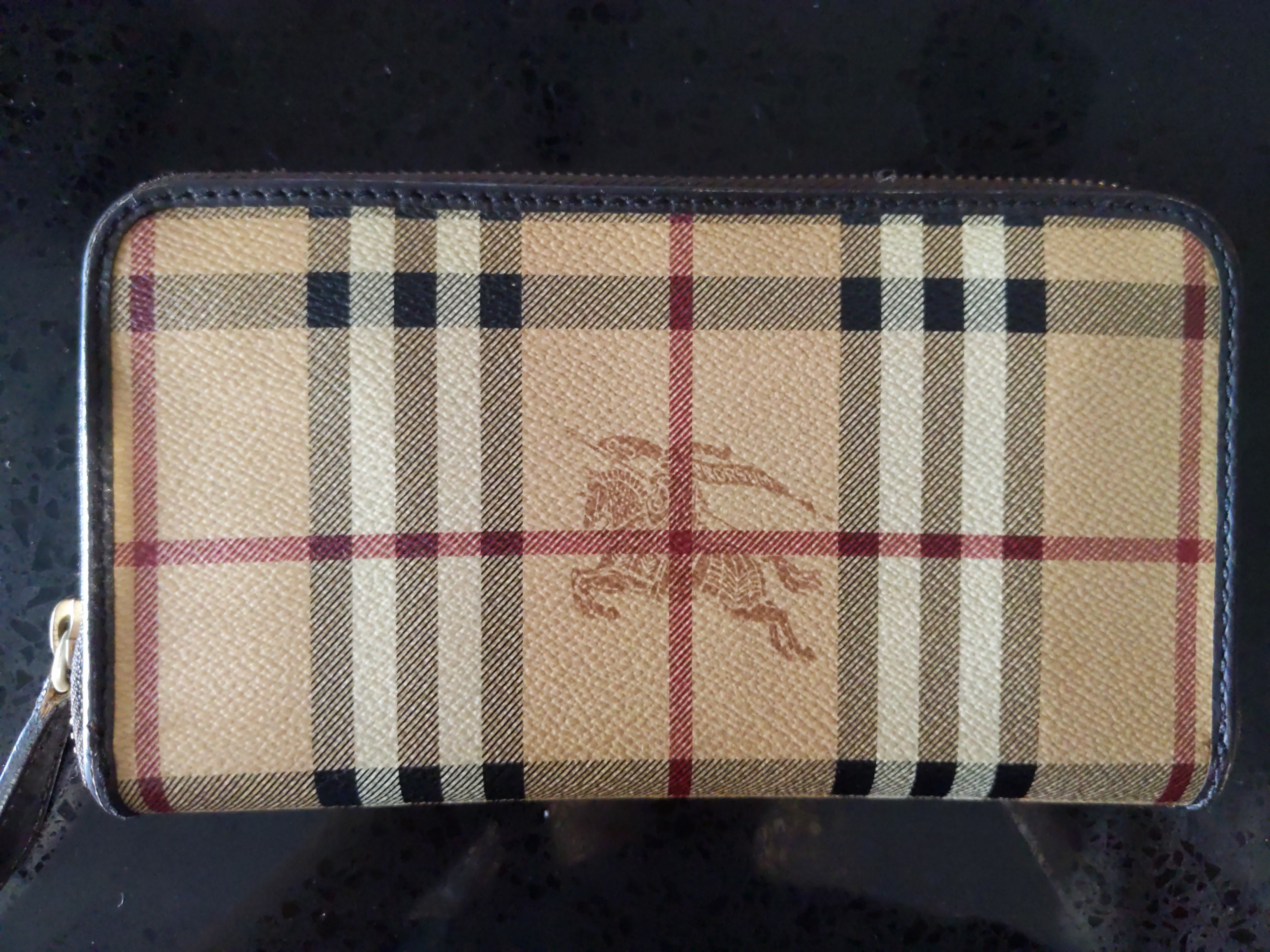 Authentic Burberry Long Wallet, Women's Fashion, Bags & Wallets