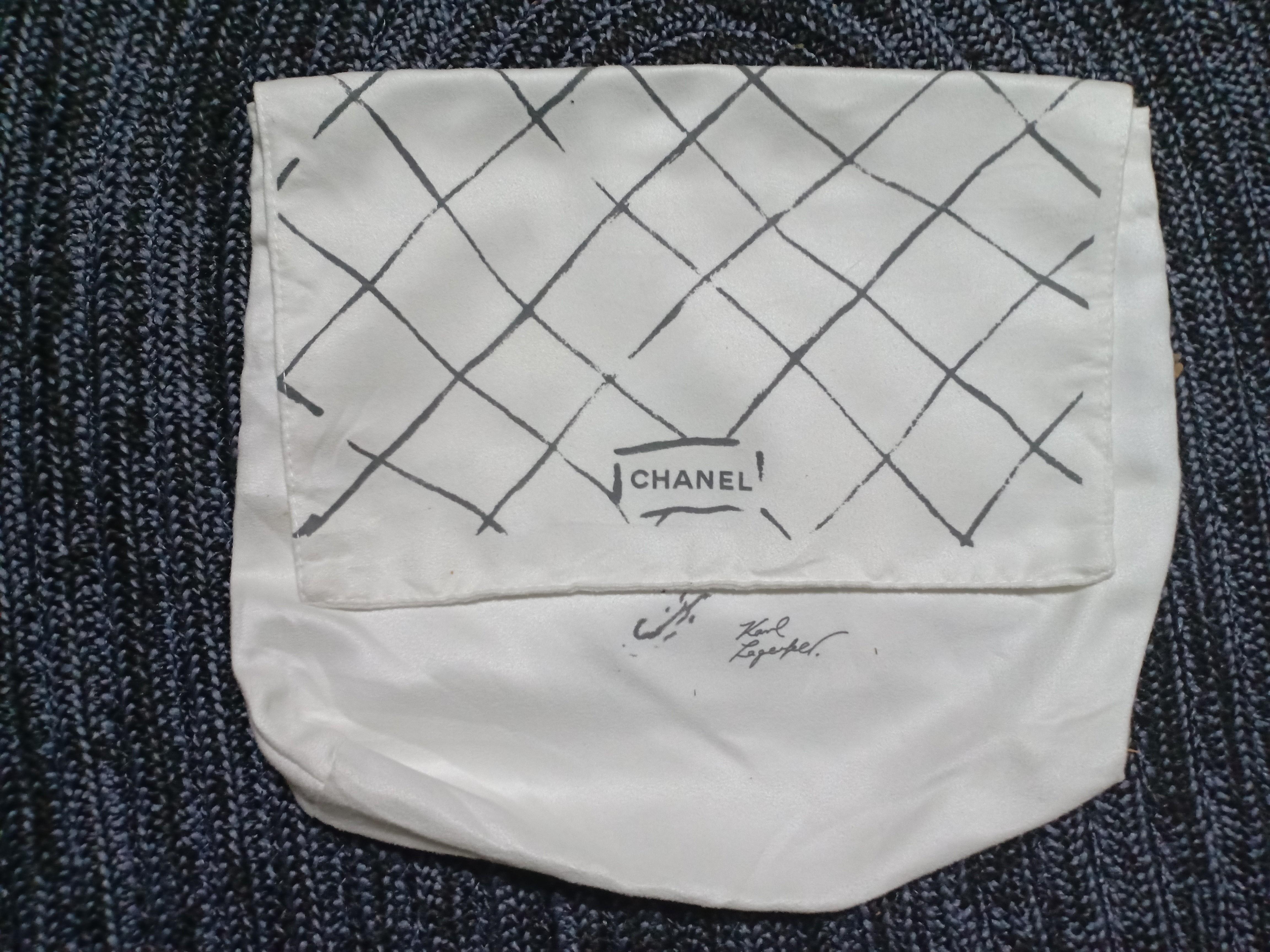 authentic chanel dust bag
