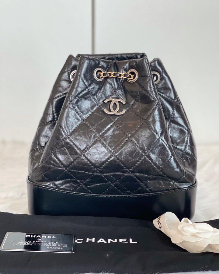 Chanel gabrielle backpack fake vs real store