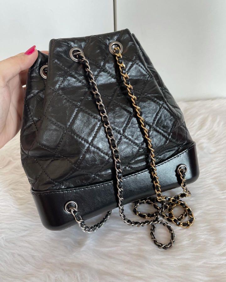 CHANEL, Gabrielle backpack, guaranteed to be authentic, the bag is very  new, you will be lucky if you buy it, Women's Fashion, Bags & Wallets,  Backpacks on Carousell