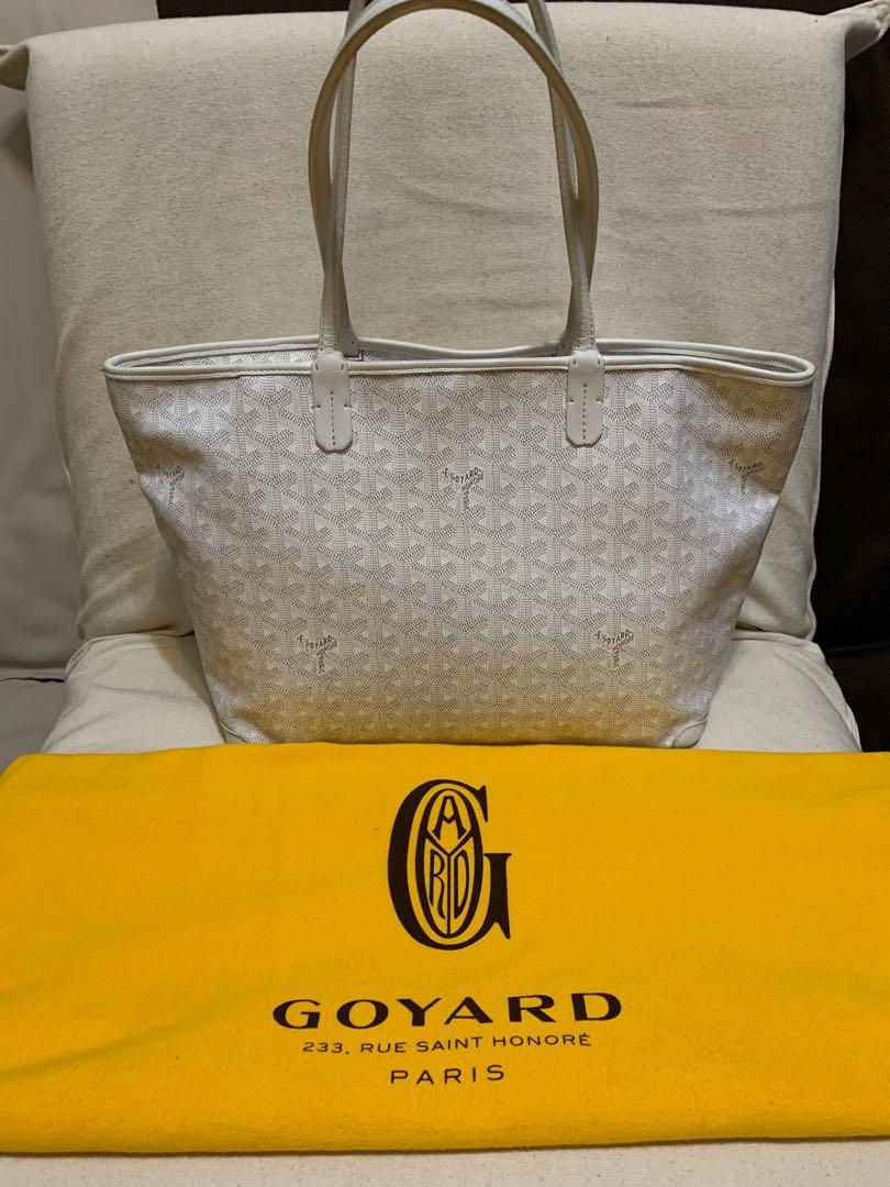 GOYARD ARTOIS PM Gris Tote Bag Grey Authentic Guaranteed
