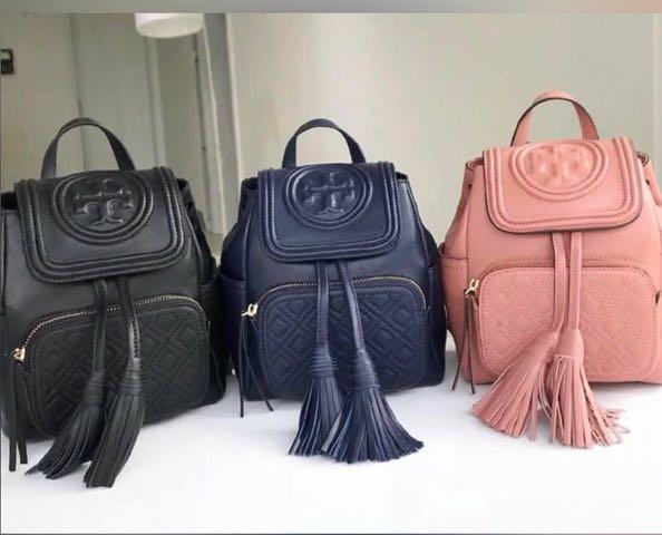 Authentic Tory Burch fleming backpack, Luxury, Bags & Wallets on Carousell