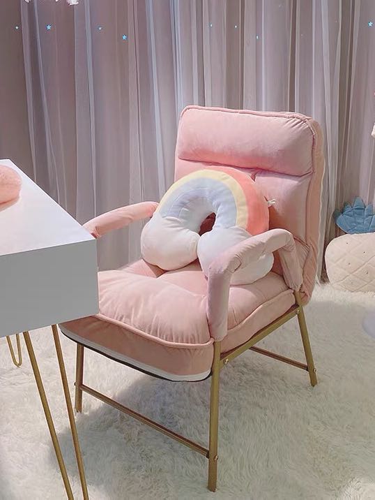 Baby Pink Sofa Chair Adjule