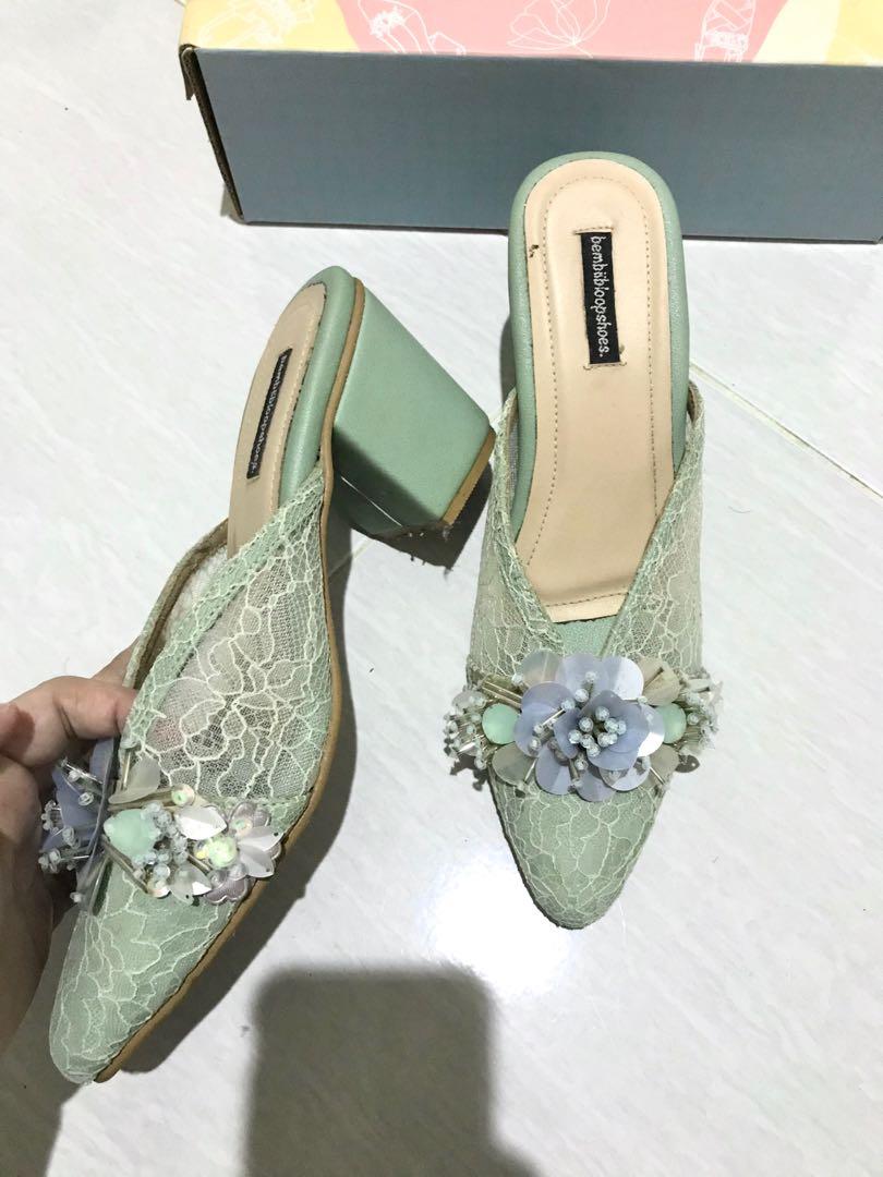 sepatu wedding shoes kondangan heels 