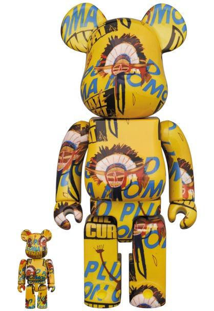 人氣BE@RBRICK Andy Warhol JEAN-MICHEL BASQUIAT #3 400% + 100% Pre