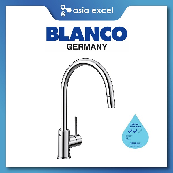 blanco mida s xl chrome pull out kitchen sink mixer furniture home living bathroom kitchen fixtures on carousell