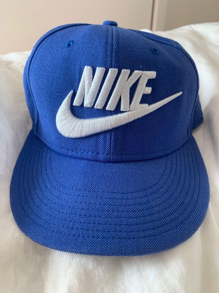 nike snapback blue